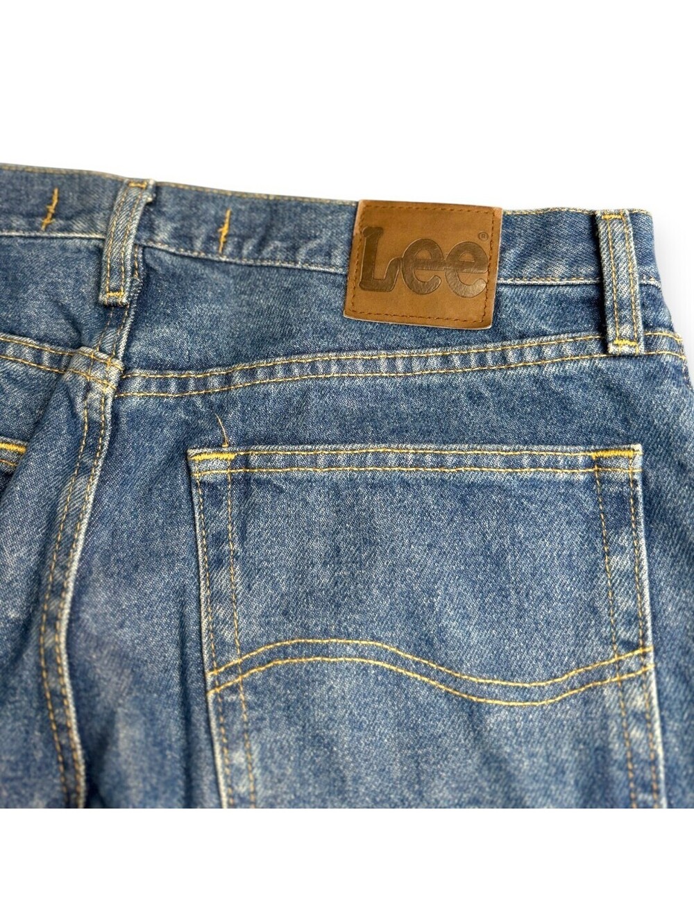 🫂 Lee Jeans 32x30 Blue Wash Runs Big Fits 34 - Picture 3 of 8